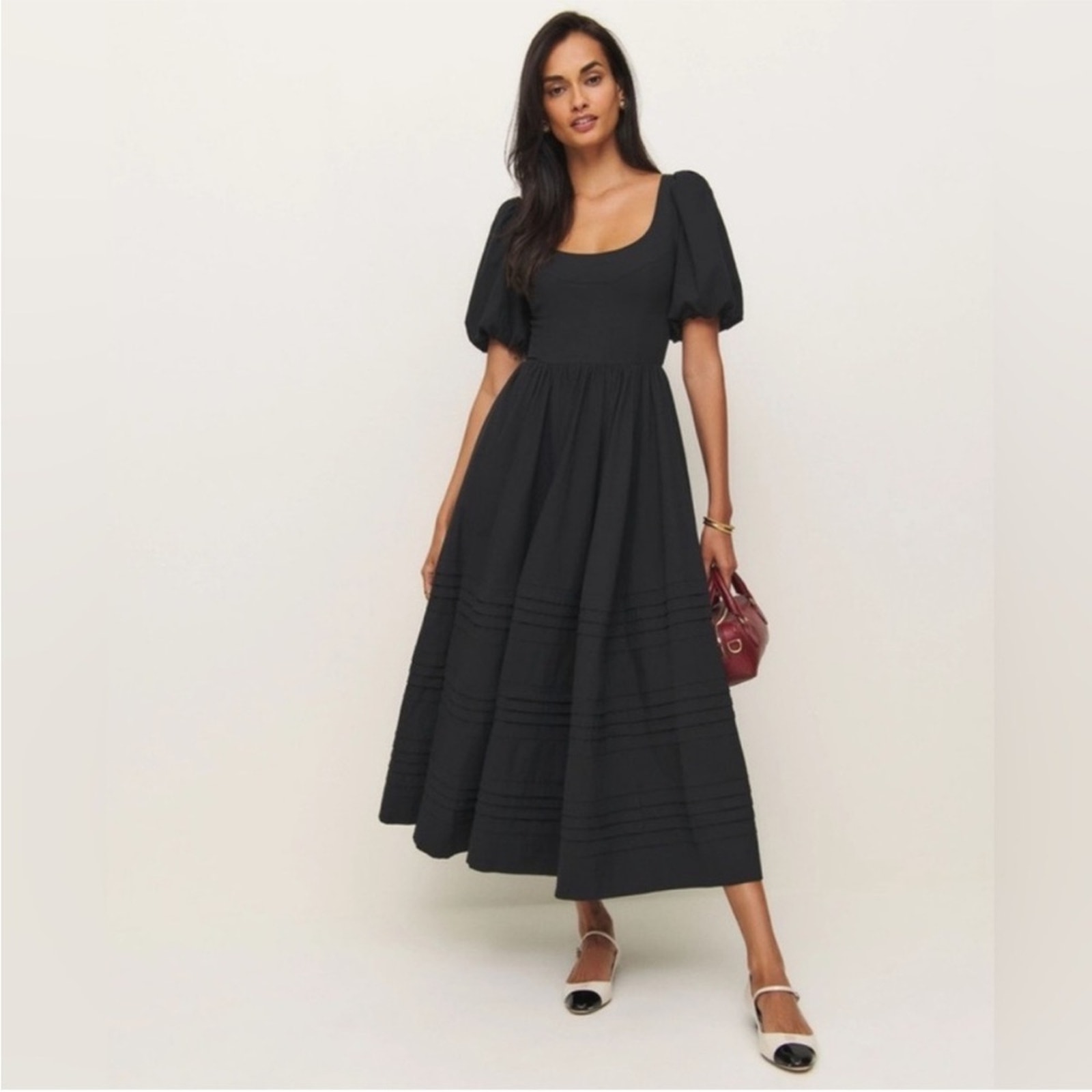 Reformation Everlyn Dress In Black 0